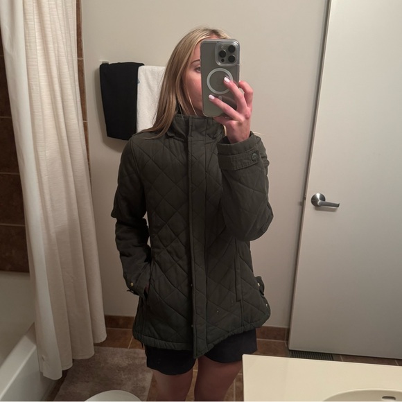 Vineyard Vines Olive Barbour Jacket - Picture 5 of 7